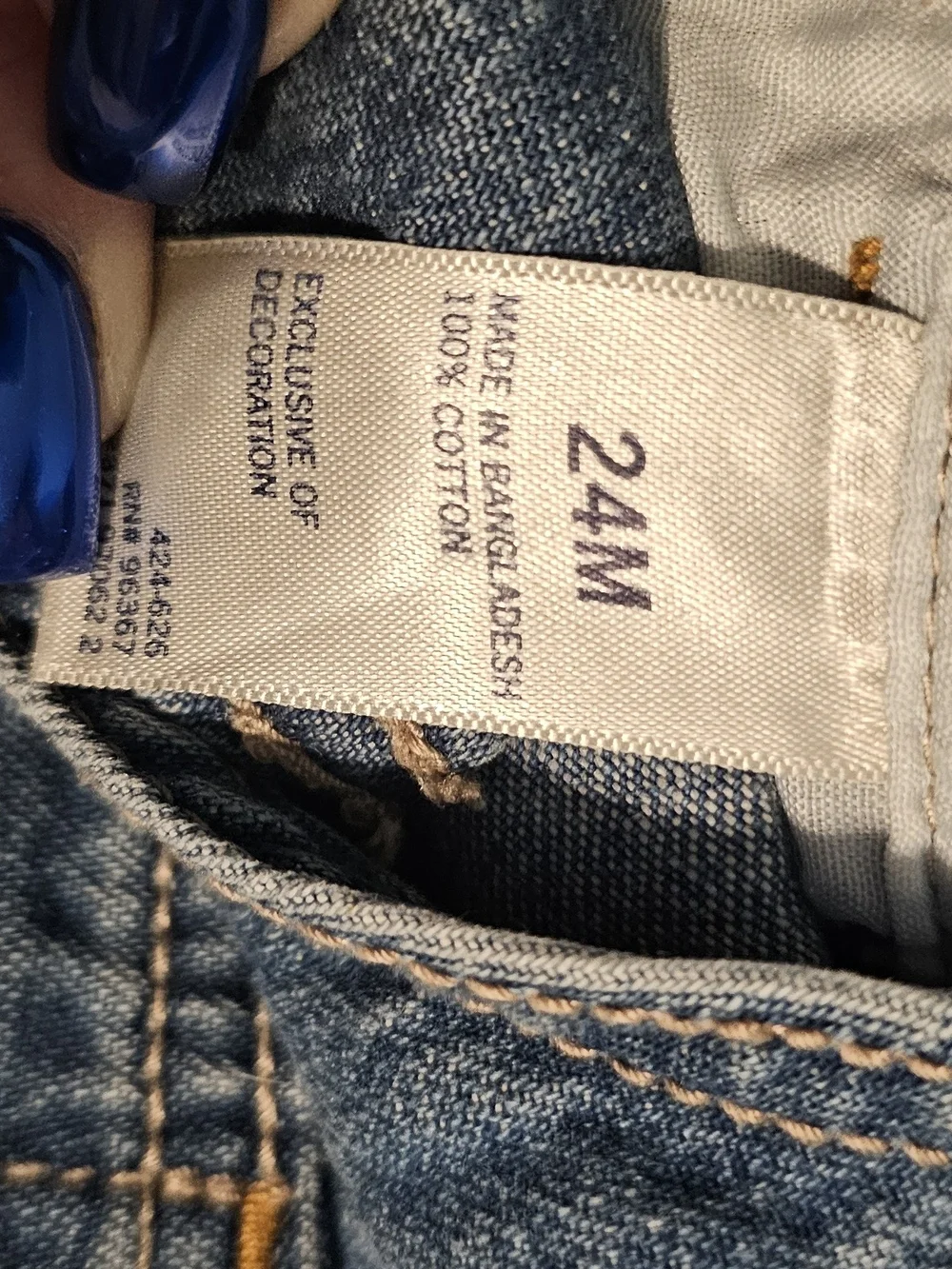 OshKosh B'gosh Blue Denim Baby Bib